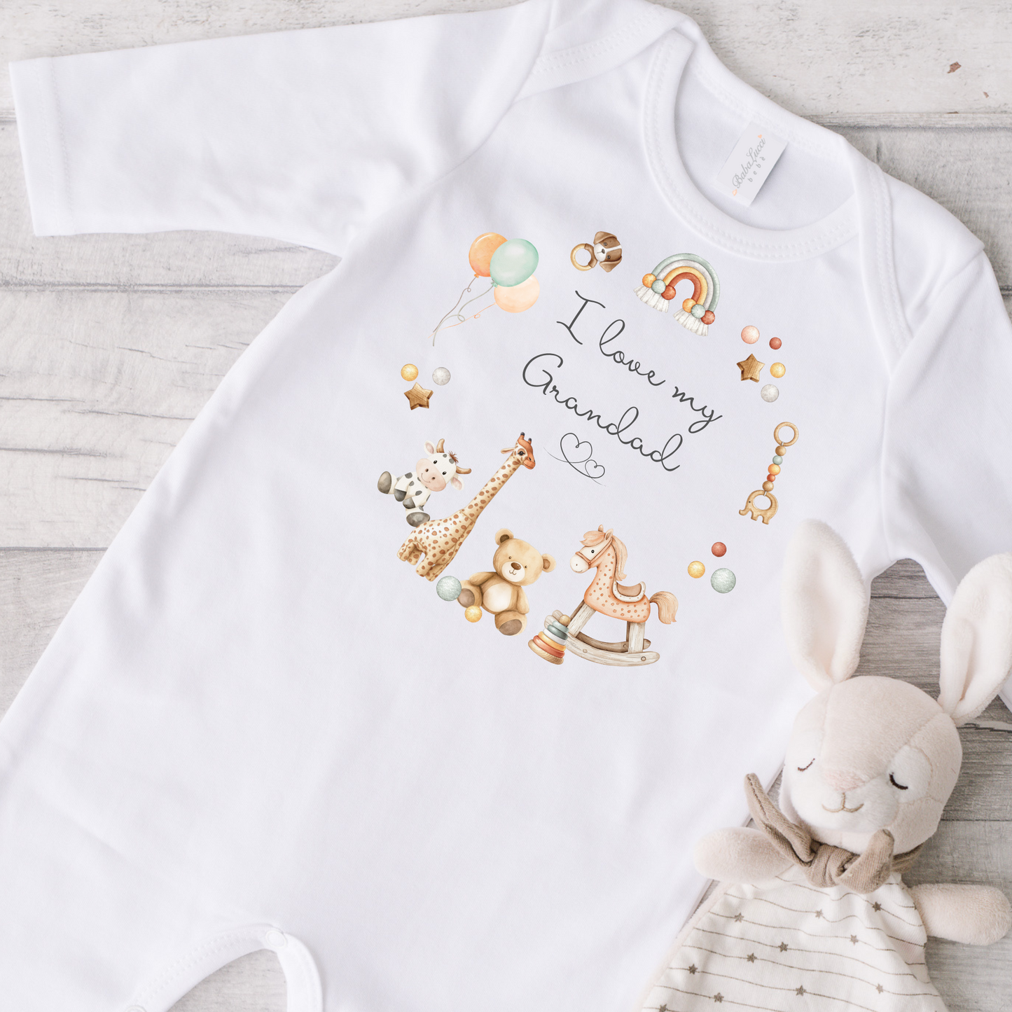 I love my / Pass me to- Grandma, Grandad, Auntie or Uncle - Personalise me