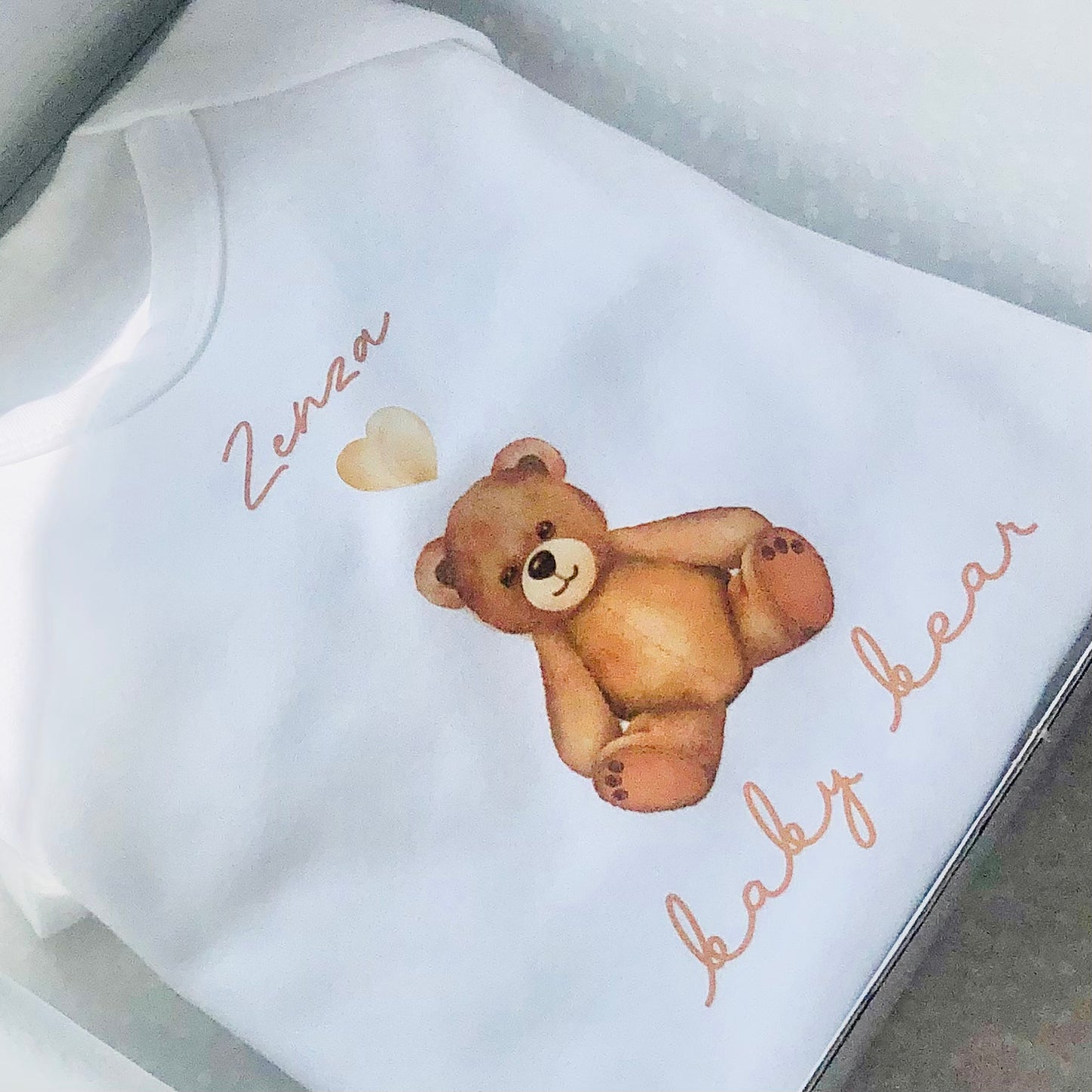 Teddy bear Sleep suit - Personalise me