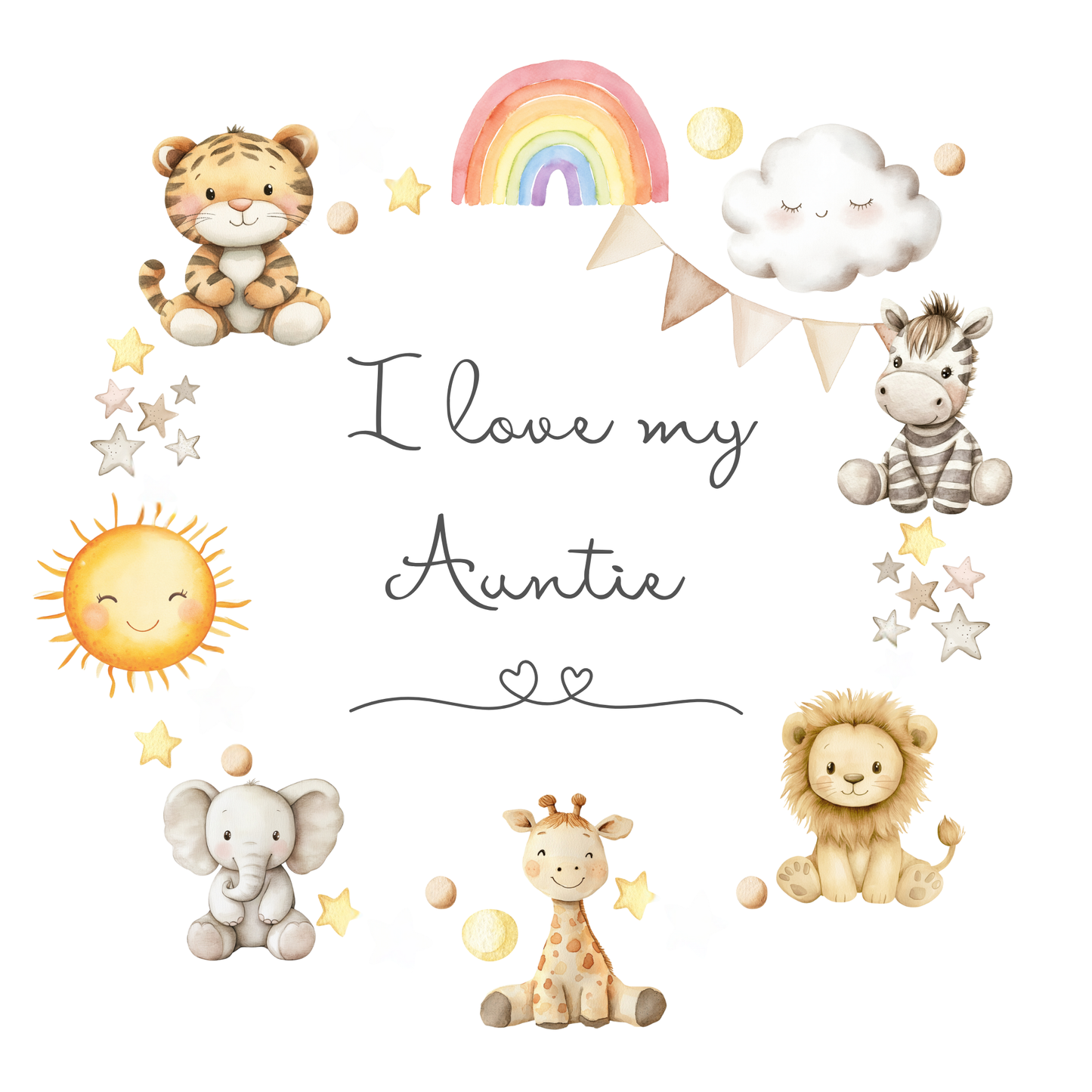I love my - Auntie, Grandma, Grandad Bodysuit - Personalise me
