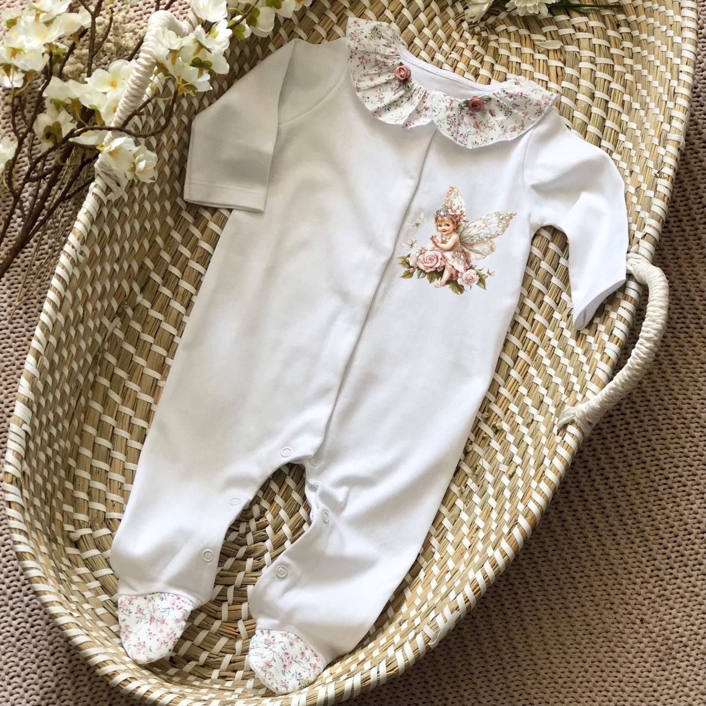 Baby Fairy Baby grow - Personalise me