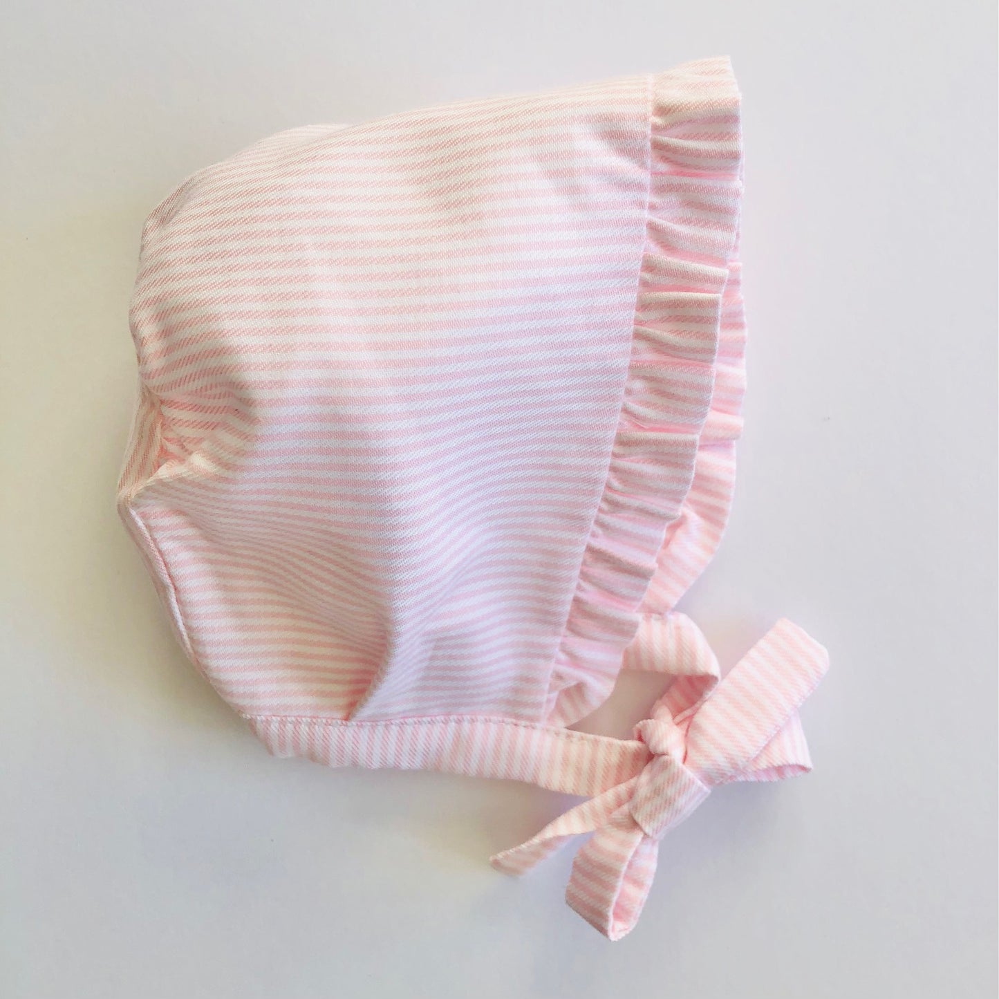 Baby hat, pink stripe