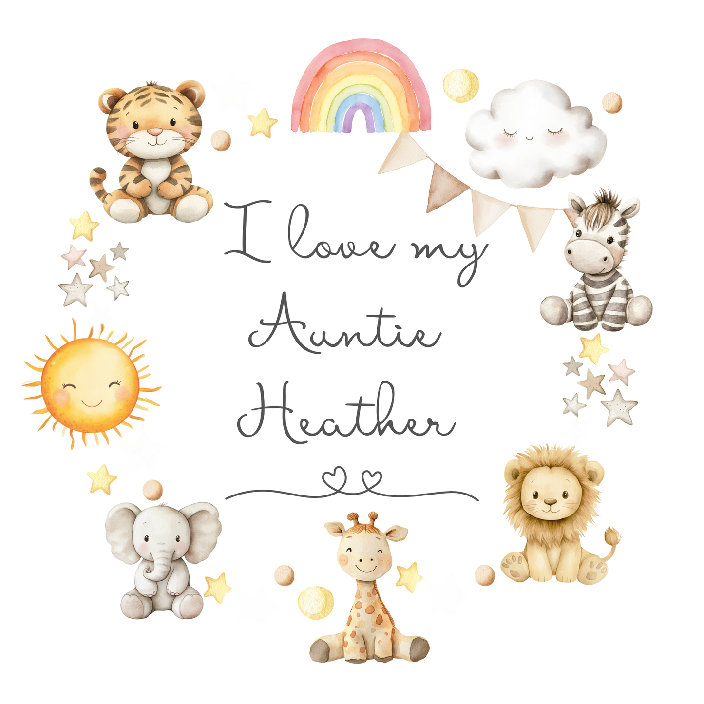 I love my - Auntie, Grandma, Grandad Bodysuit - Personalise me