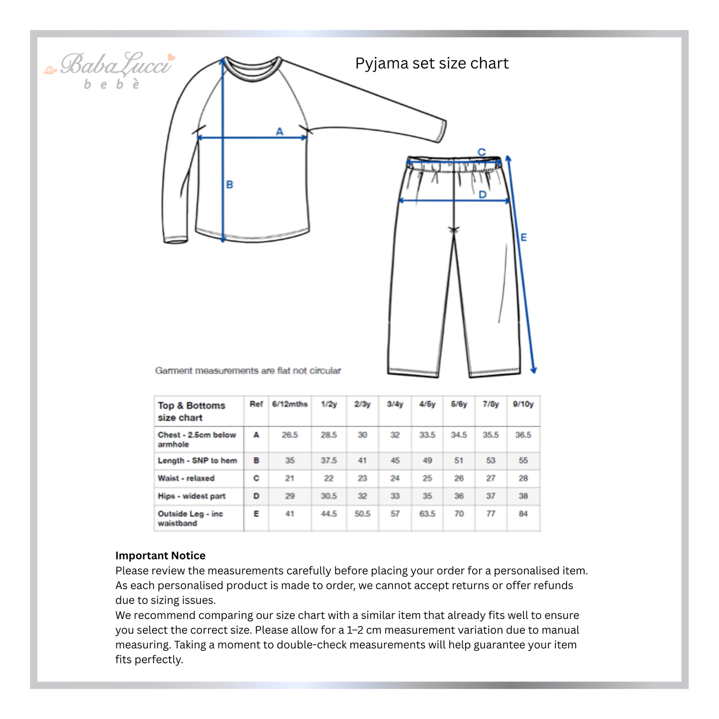 When i wake up I will be one Pyjamas