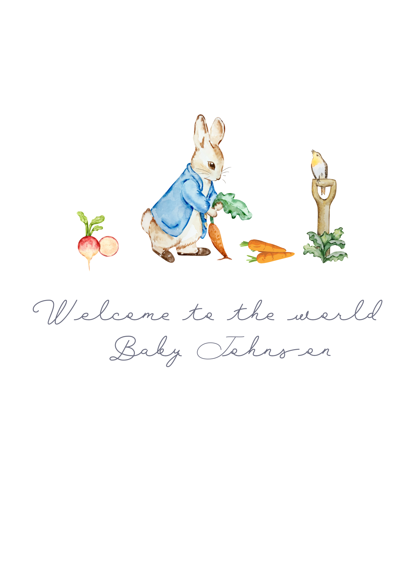 Peter rabbit sleep suit - Personalise me