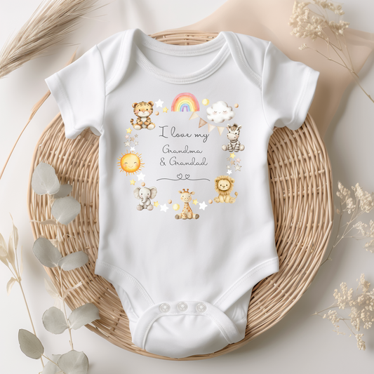 I love my - Auntie, Grandma, Grandad Bodysuit - Personalise me