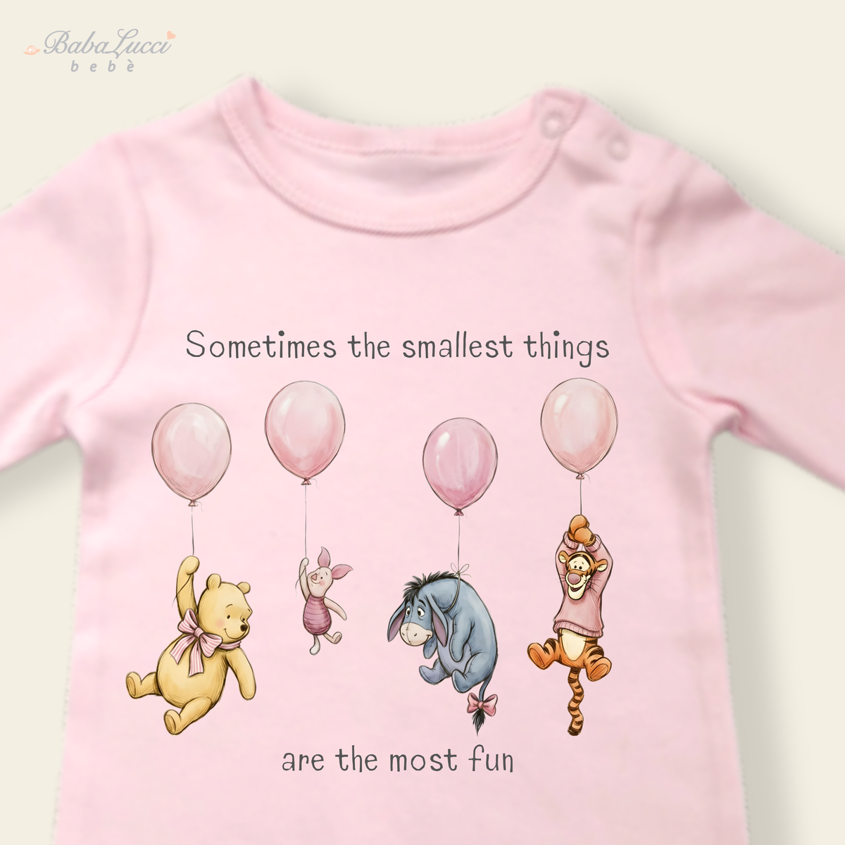 Pooh & friends pink romper