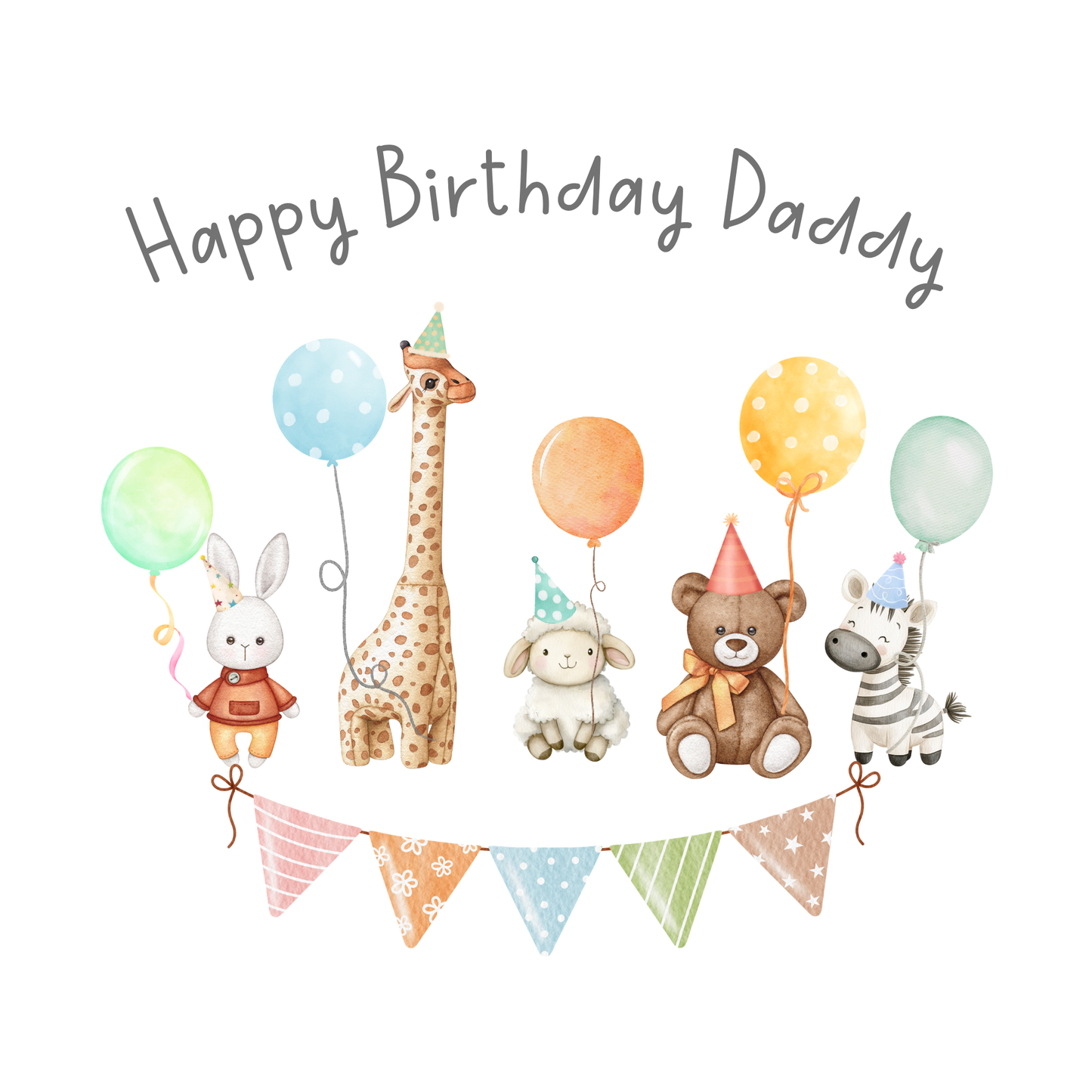 Happy Birthday Balloons Sleepsuit - Personalise me