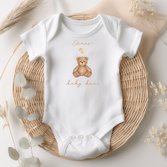 Teddy bear body suit - Personalise me