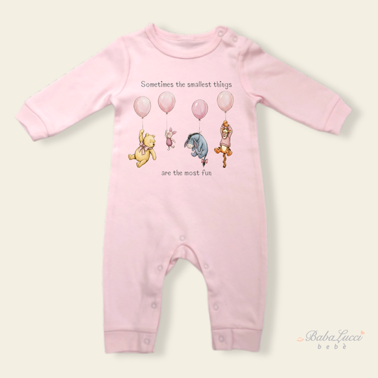 Pooh & friends pink romper