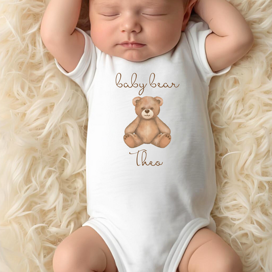 Teddy bear body suit - Personalise me