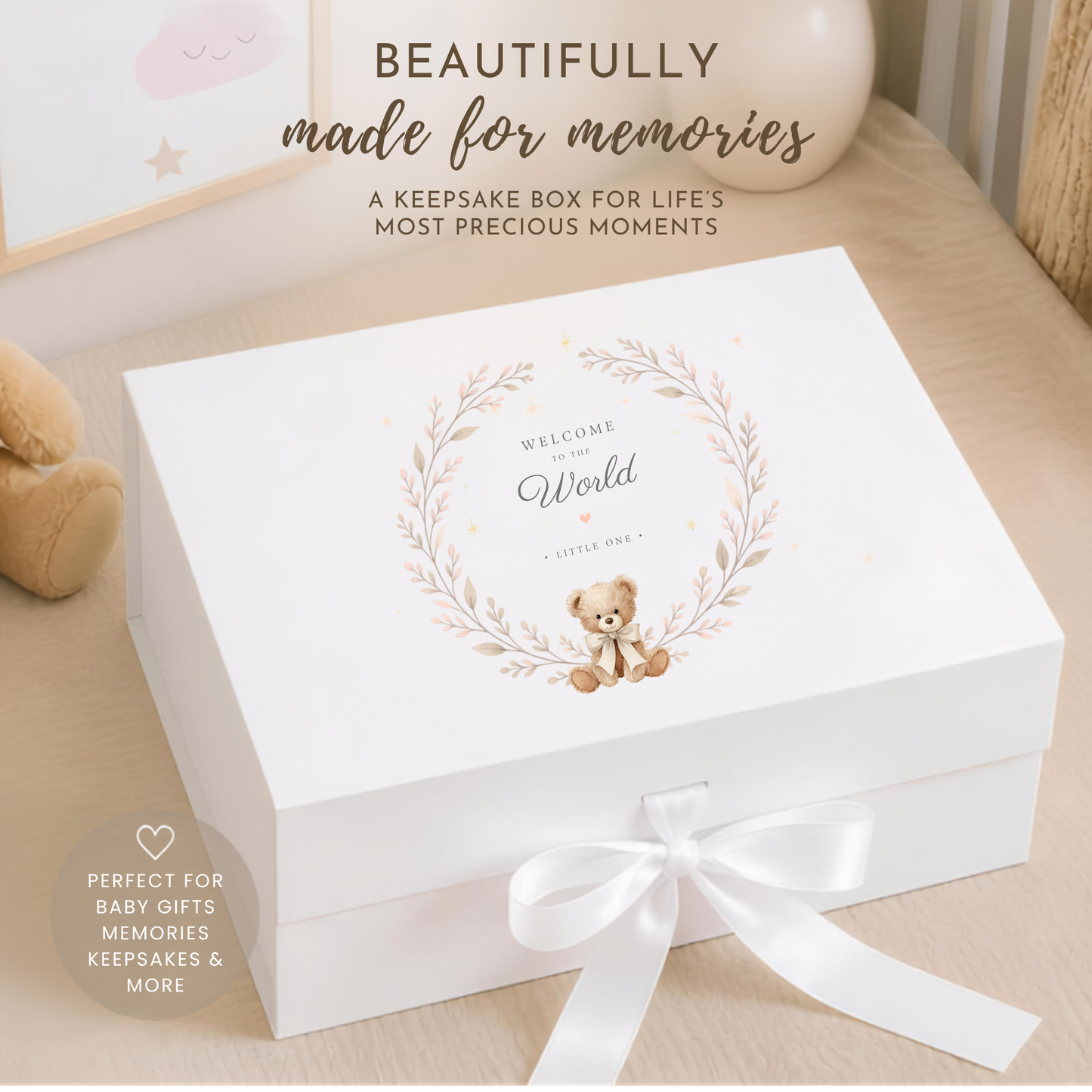 Teddy Wreath Gift Box