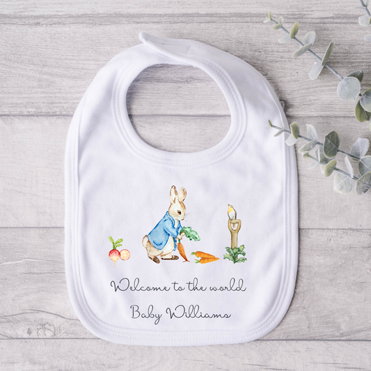 Peter rabbit Bib - Personalise me