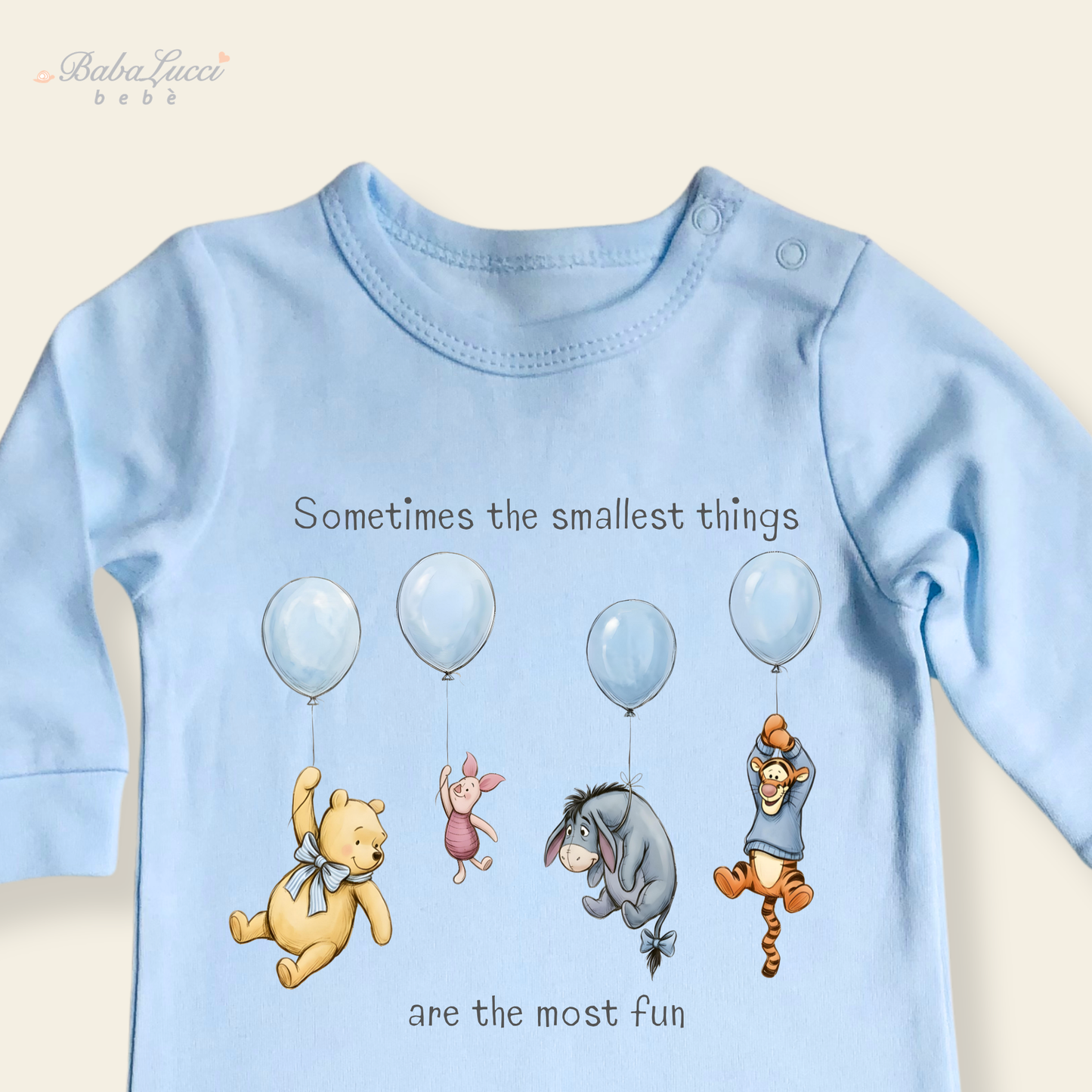 Pooh & friends blue romper
