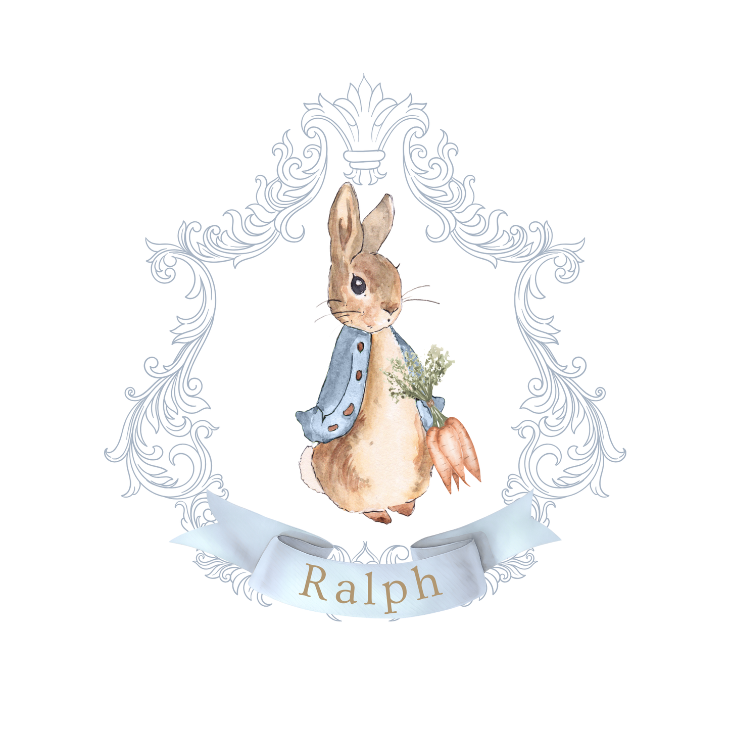 Peter Rabbit Crest Sleepsuit - Personalise me