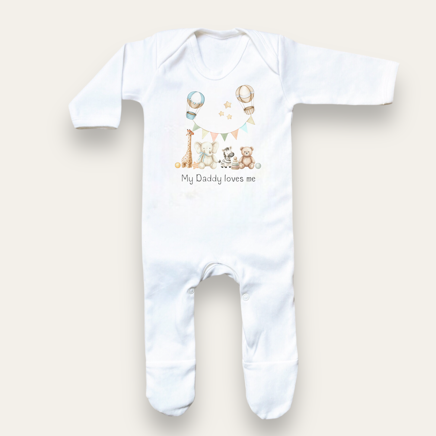 My Grandma loves me Sleepsuit - Personalise me