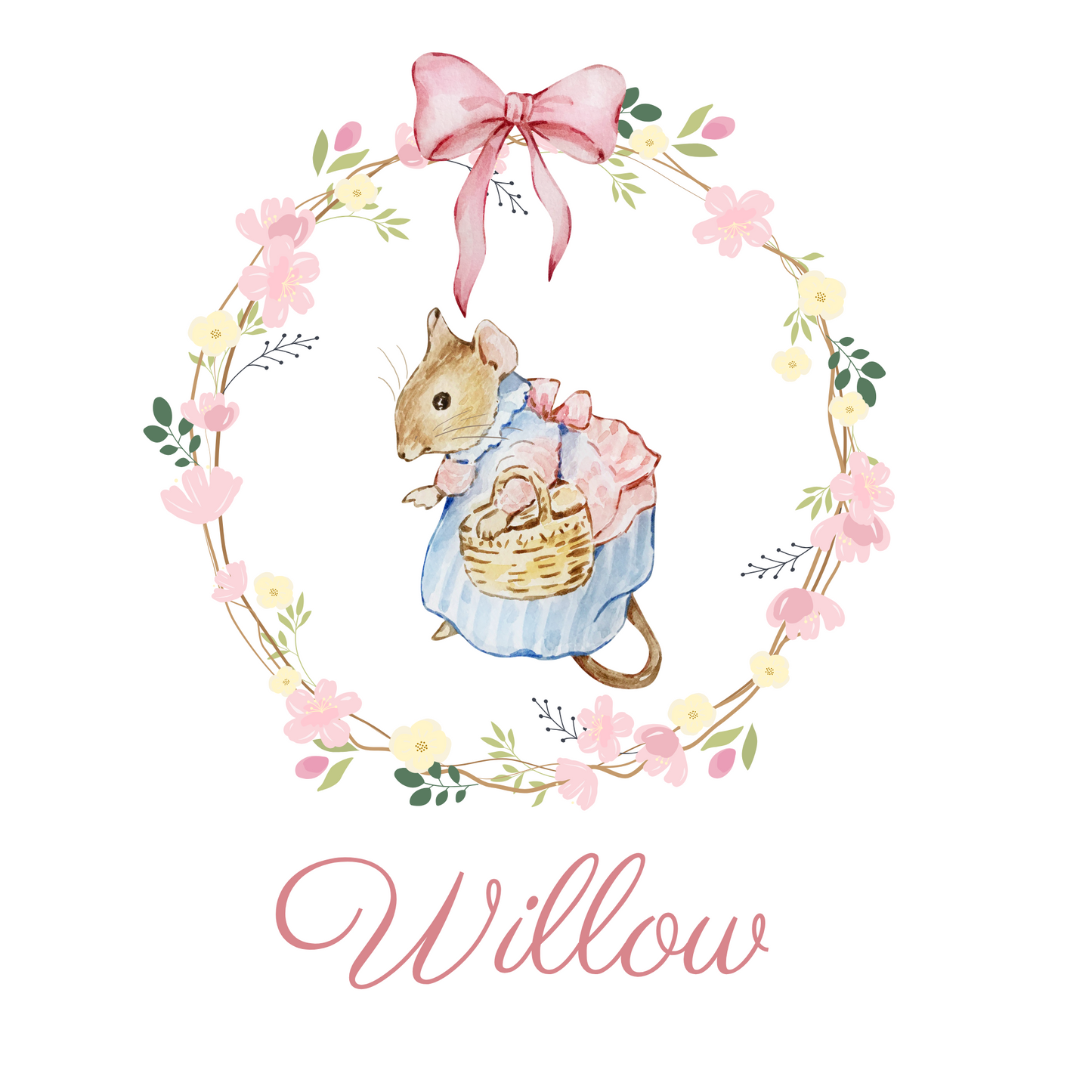 Beatrix Potter Mrs Tittle-mouse Sleep suit - Personalise me