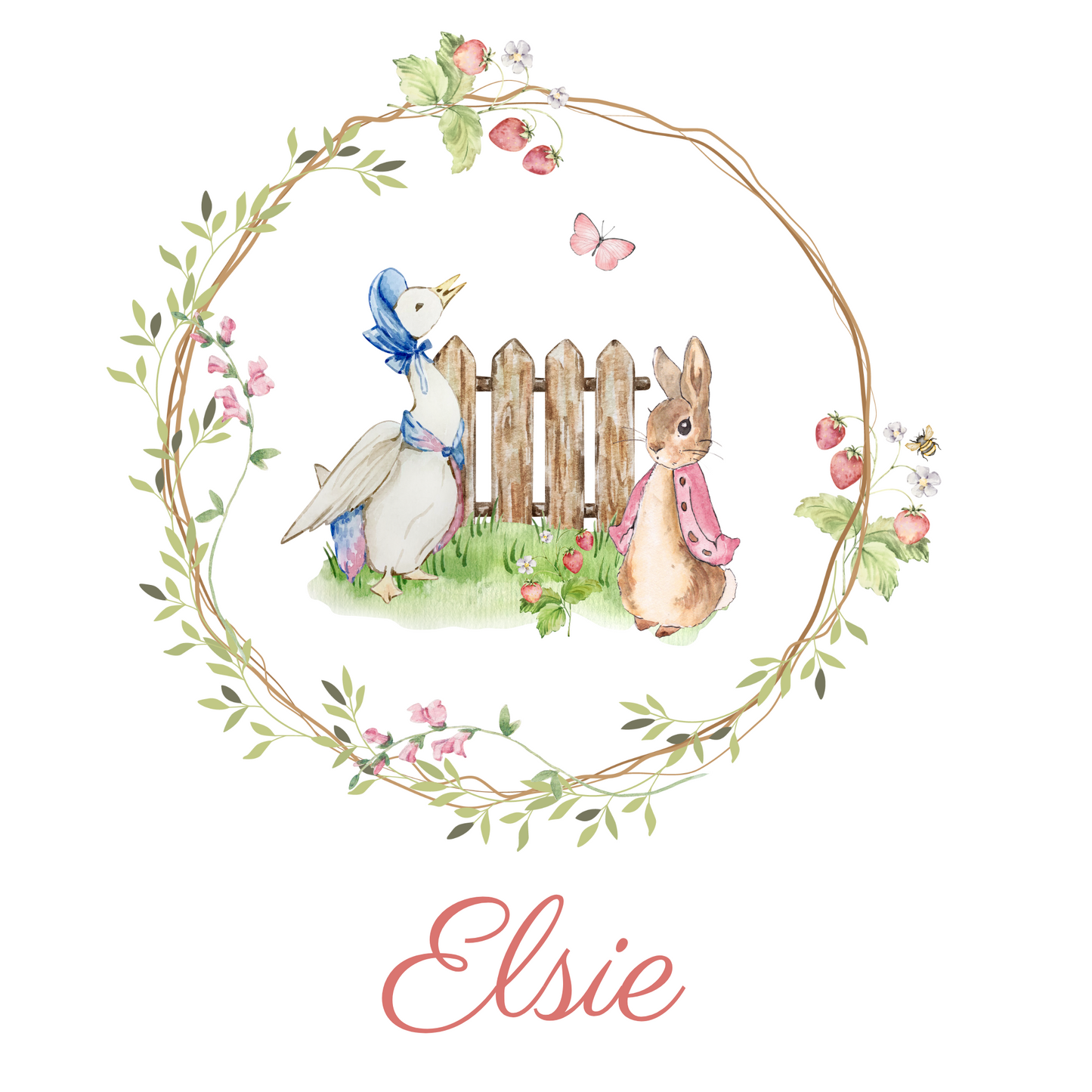 Beatrix Potter Jemima Puddleduck  Sleep suit - Personalise me