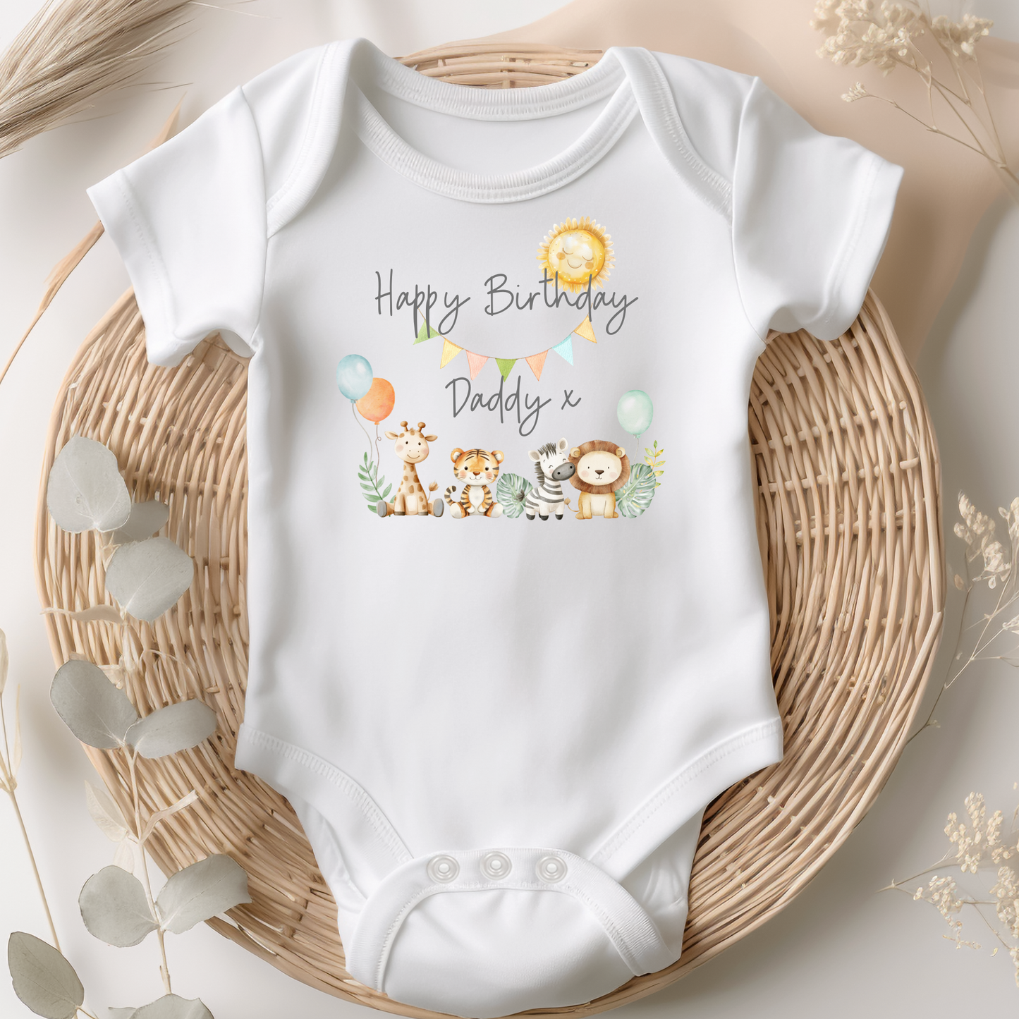 Happy Birthday Bodysuit - Personalise me