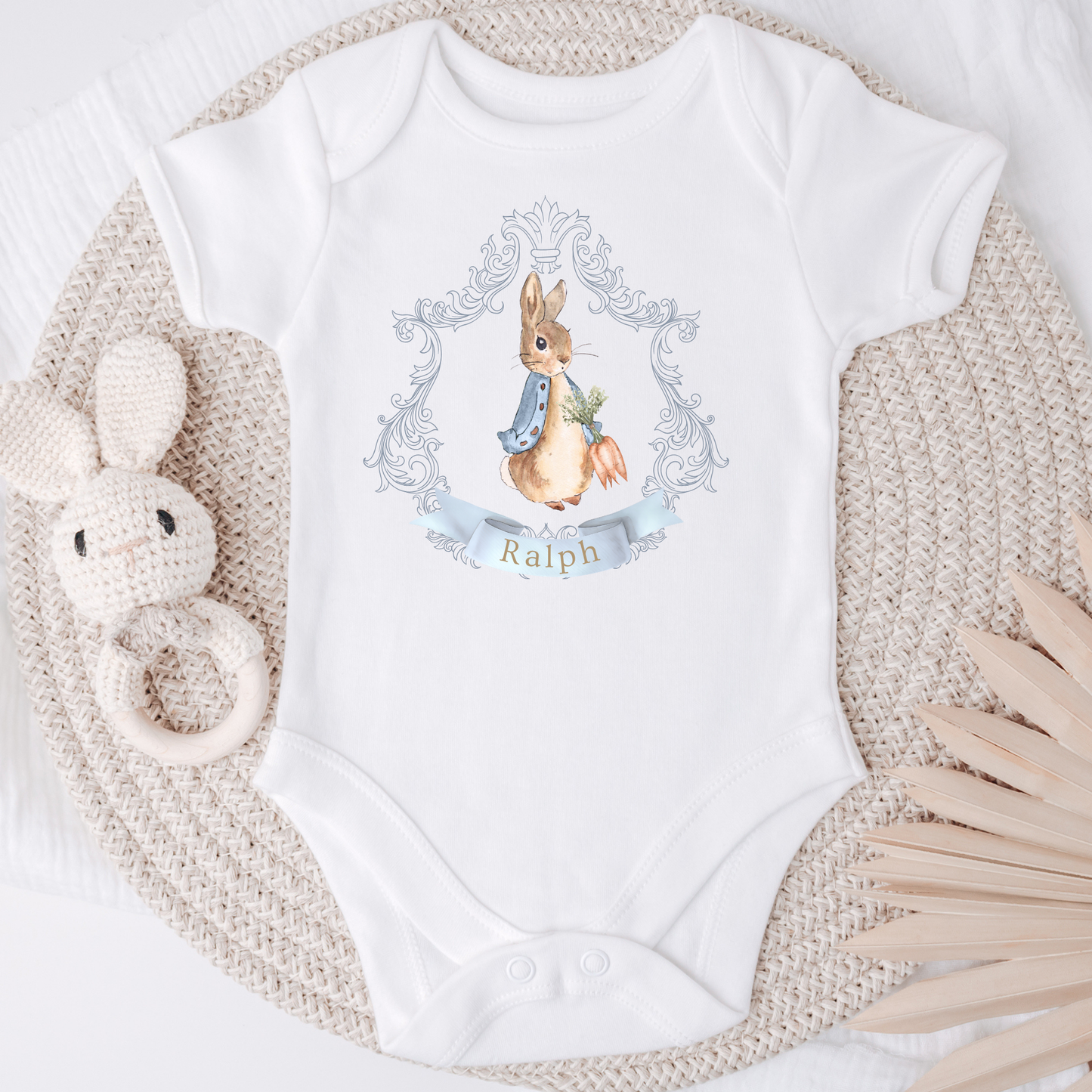 Peter Rabbit crest Bodysuit - Personalise me