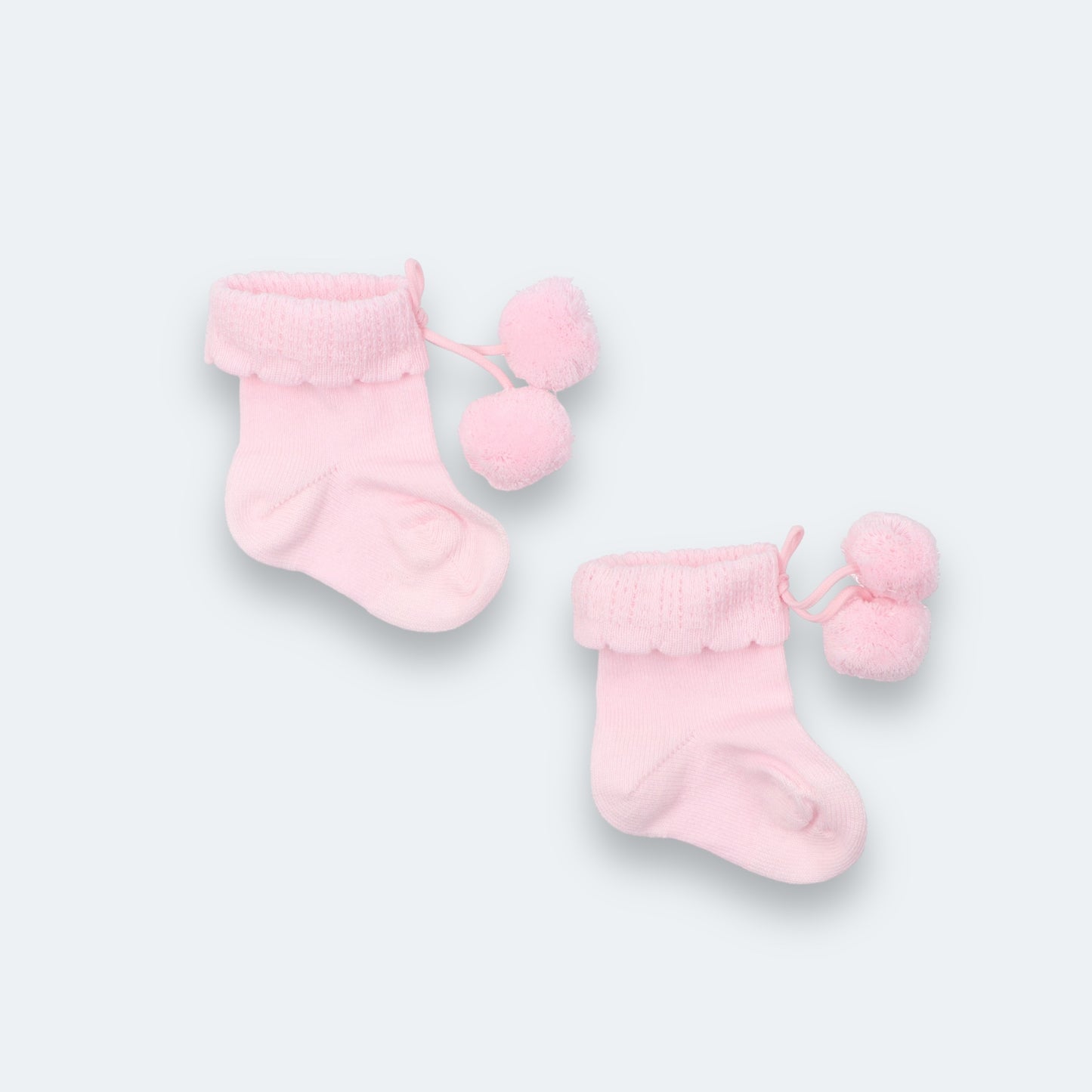 Baby Socks with pom pom's