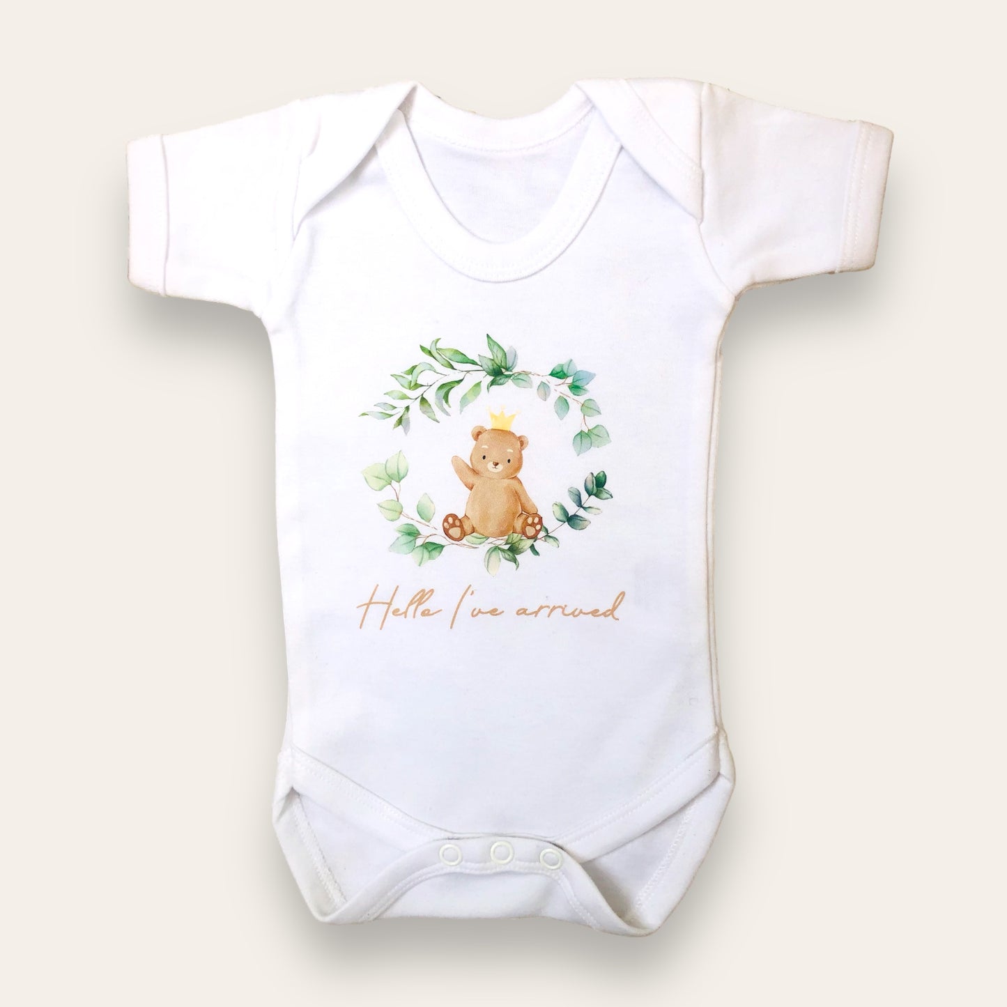 Baby bear body suit - Personalise me