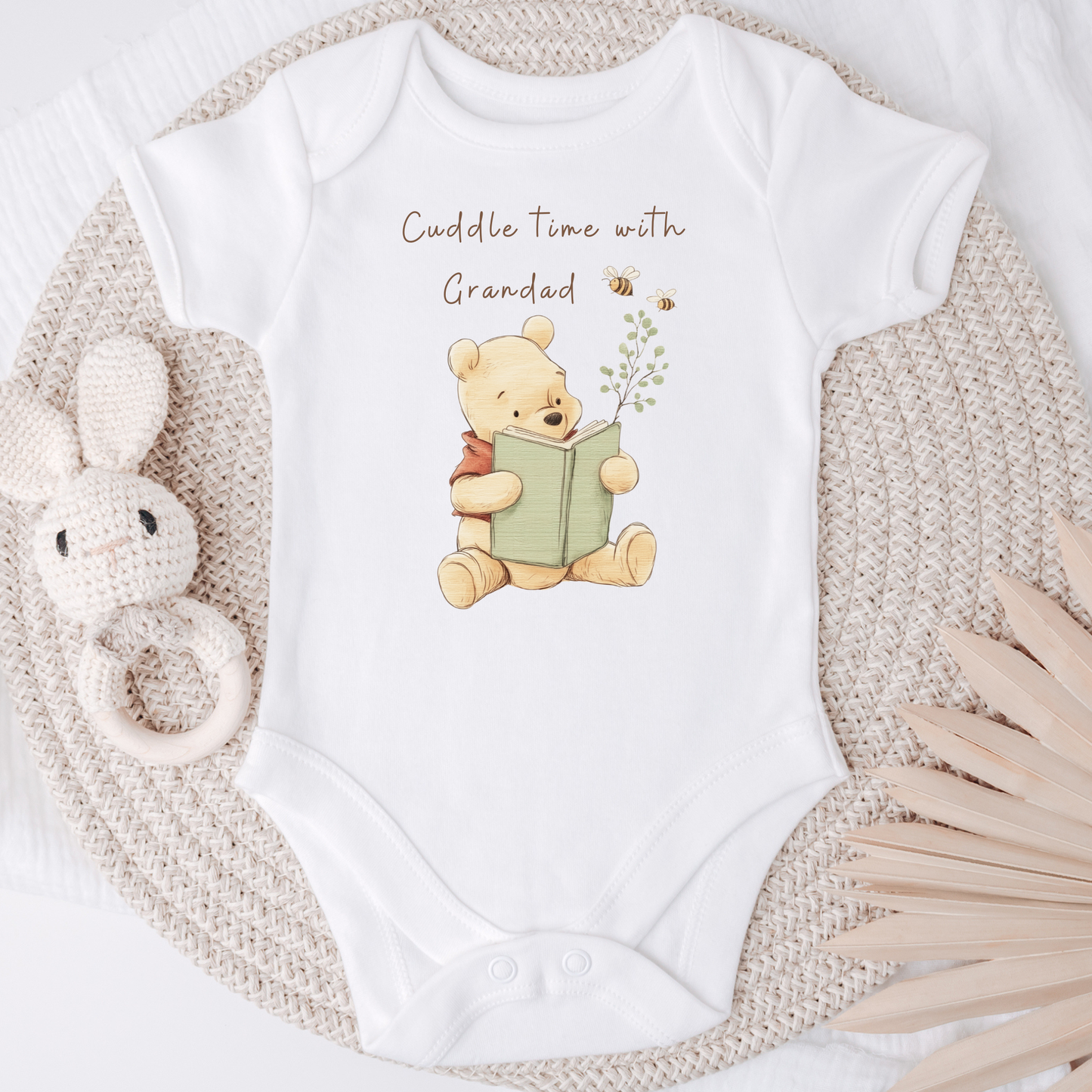Honey Bear Cuddle time Bodysuit- Personalise me