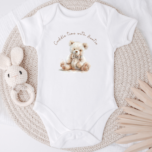 Cuddle time with - Grandma, Grandad, Auntie etc Bodysuit - Personalise me