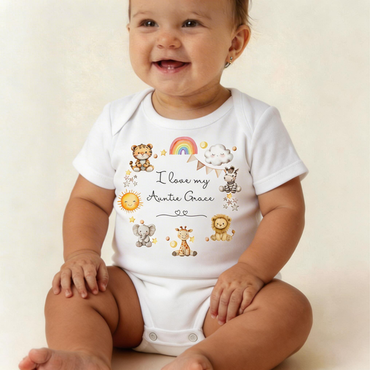 I love my - Auntie, Grandma, Grandad Bodysuit - Personalise me