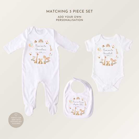 Pass me to Grandma Baby Gift set